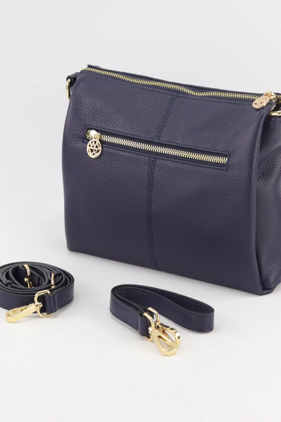 Willow and Zac Nina in Navy