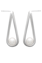 Load image into Gallery viewer, Yisu Design Balance Earring in Silver
