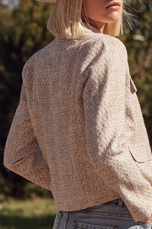 Zoe Kratzmann Adjoin Jacket | Biscuit Boucle