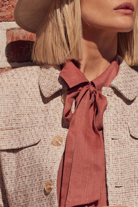 Zoe Kratzmann Adjoin Jacket | Biscuit Boucle