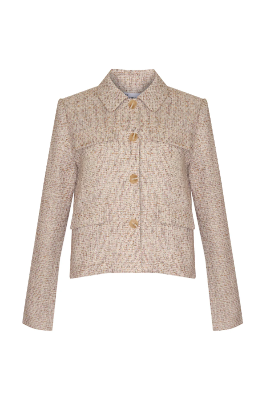 Zoe Kratzmann Adjoin Jacket | Biscuit Boucle