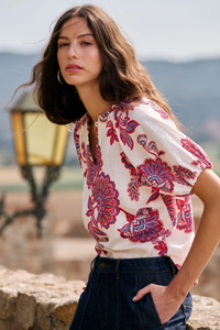 Zoe Kratzmann Perceive Top | Crimson Kgari