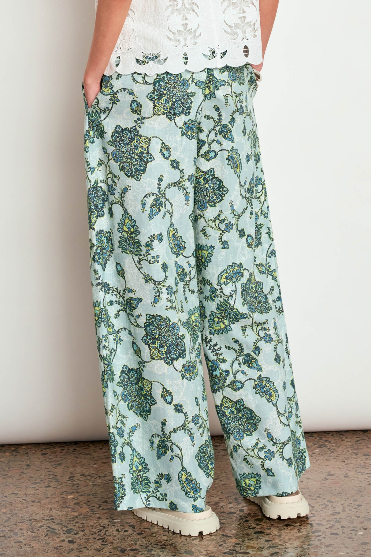 Zoe Kratzmann Phase Pant in Fern Paisley