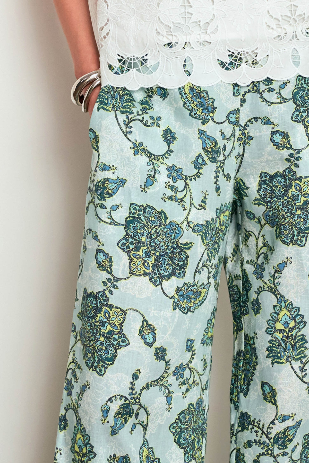 Zoe Kratzmann Phase Pant in Fern Paisley
