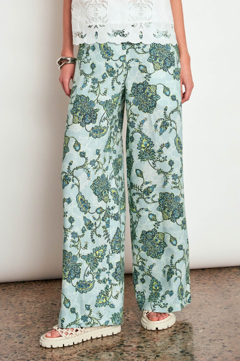 Zoe Kratzmann Phase Pant in Fern Paisley