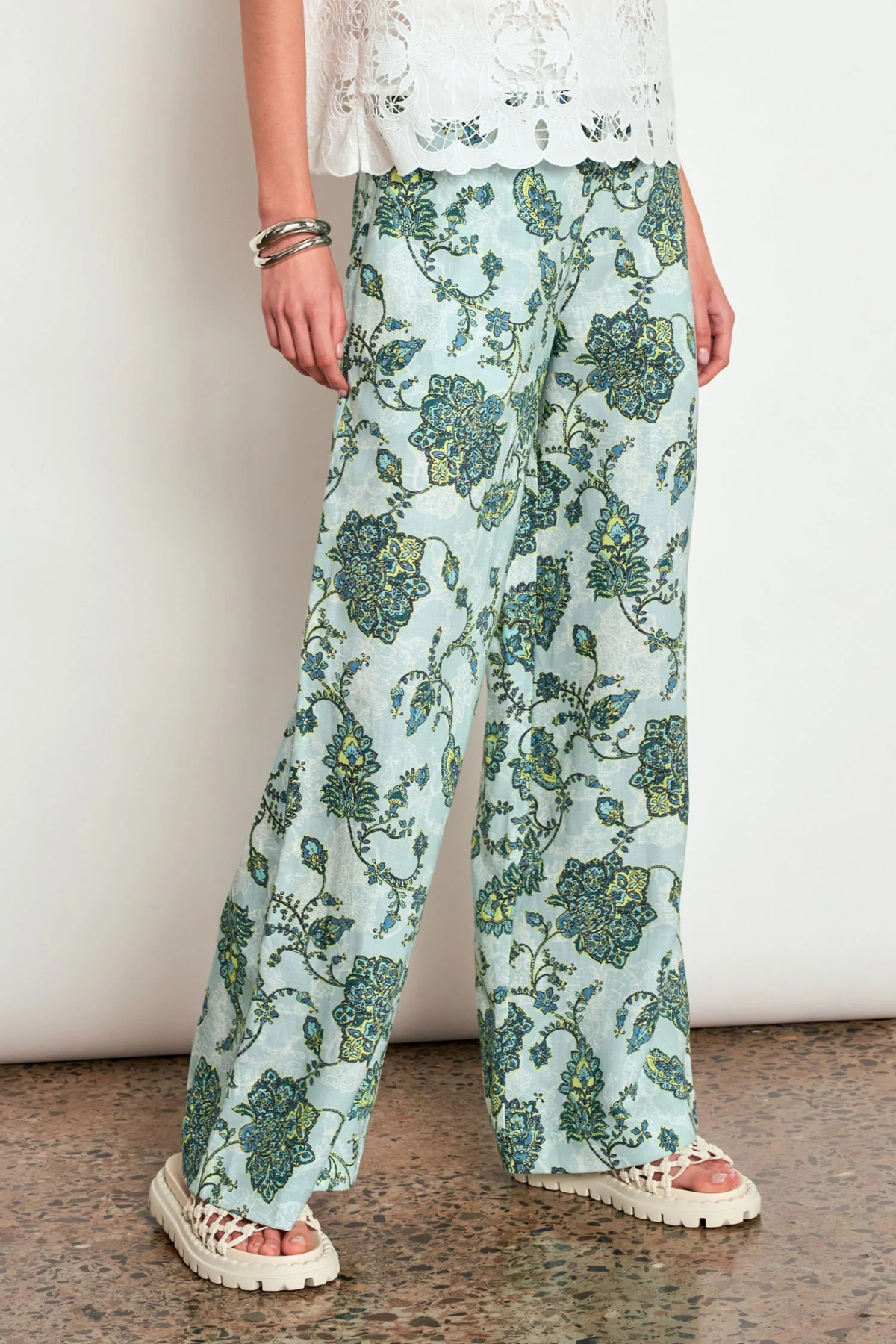 Zoe Kratzmann Phase Pant in Fern Paisley
