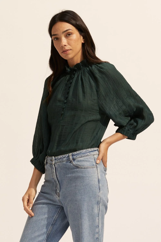 Zoe Kratzmann Siesta Top | Green