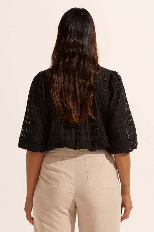 Zoe Kratzmann Wayfarer Top | Black Window