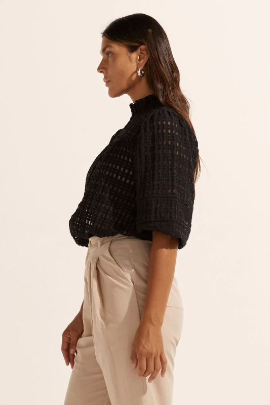 Zoe Kratzmann Wayfarer Top | Black Window