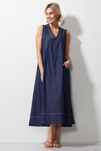 Load image into Gallery viewer, Zaket and Plover Denim Dress
