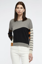 Load image into Gallery viewer, Zaket and Plover Eclectic Intarsia Jumper in Cloud
