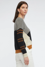 Load image into Gallery viewer, Zaket and Plover Eclectic Intarsia Jumper in Cloud
