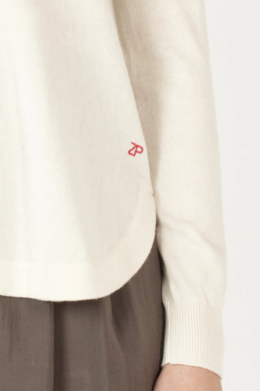 Zaket and Plover Essential Shirt Bottom | White
