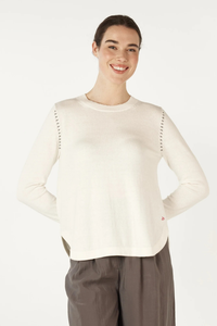 Zaket and Plover Essential Shirt Bottom | White