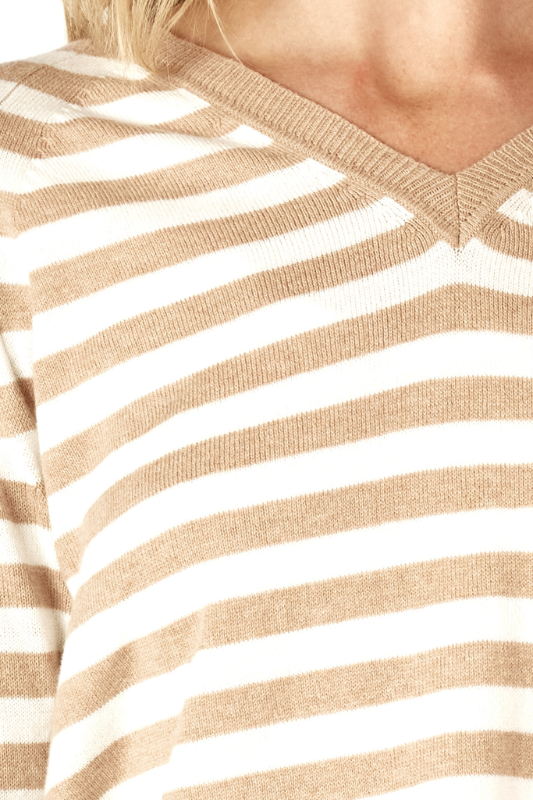 Zaket and Plover Essential Stripe V | Oat
