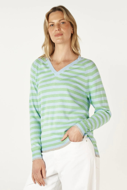 Zaket and Plover Essential Stripe V | Sky