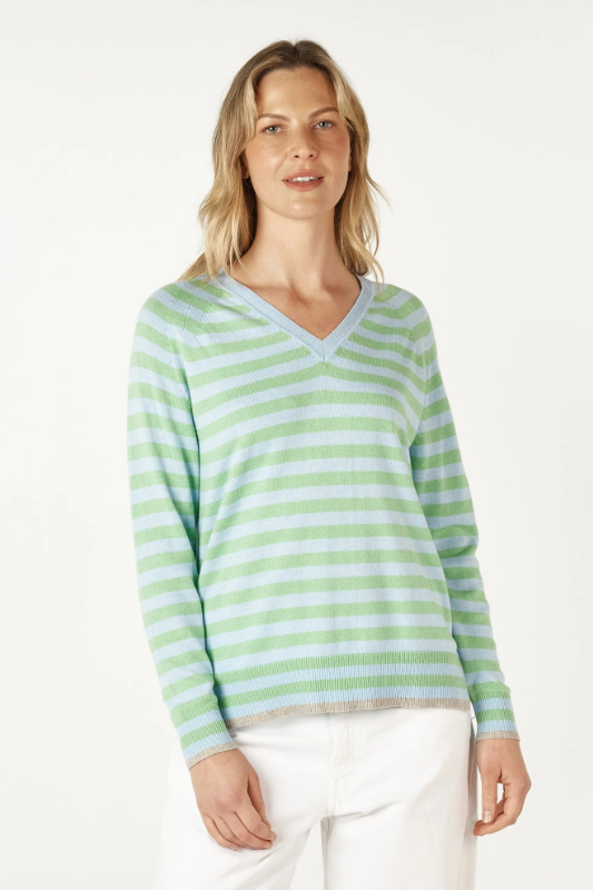 Zaket and Plover Essential Stripe V | Sky