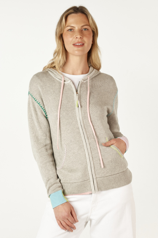 Zaket and Plover Hand Craft Hoodie | Marl
