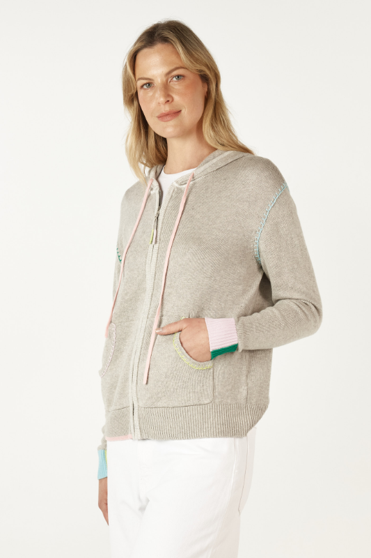 Zaket and Plover Hand Craft Hoodie | Marl