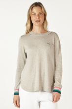 Load image into Gallery viewer, Zaket and Plover Handwork Curve Sweater | Marl
