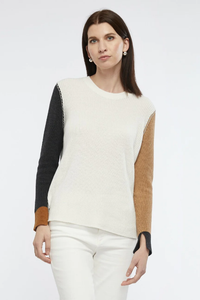 Zaket and Plover Handwork Trim Jumper