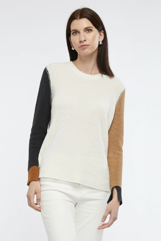 Zaket and Plover Handwork Trim Jumper