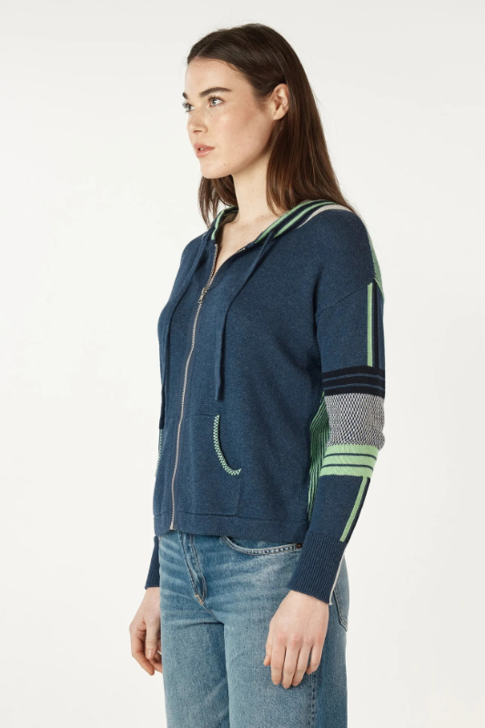 Zaket and Plover Multi Media Hoodie | Denim