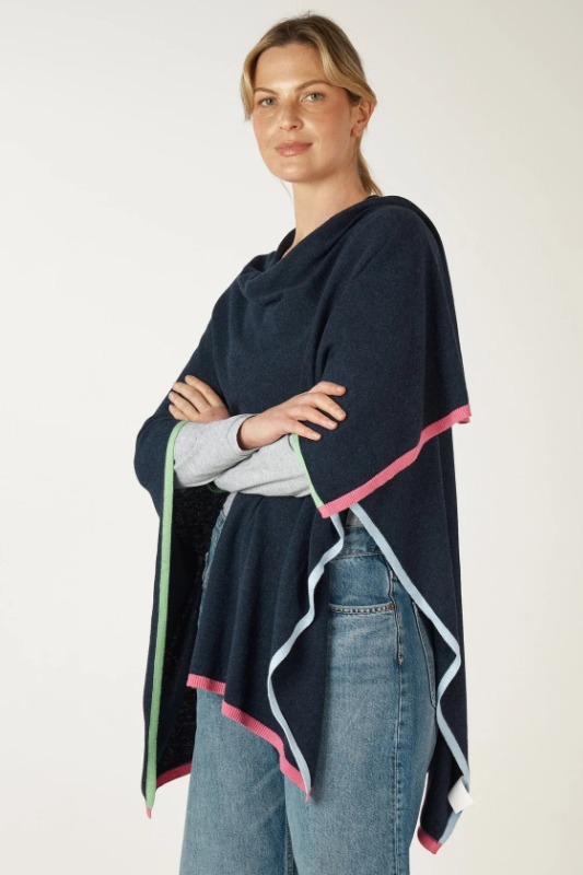 Zaket and Plover Poncho | Denim