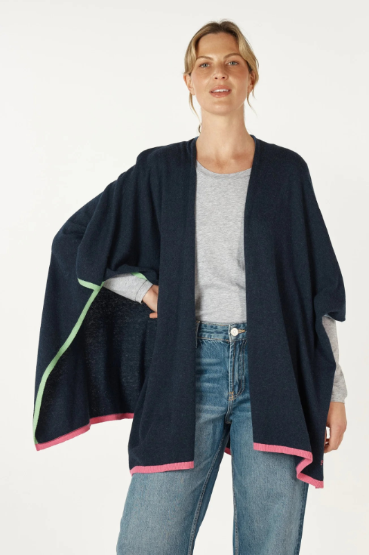 Zaket and Plover Poncho | Denim