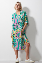 Load image into Gallery viewer, Zaket and Plover Printed Shirtdress in Amalfi Print
