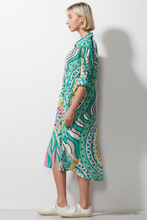 Load image into Gallery viewer, Zaket and Plover Printed Shirtdress in Amalfi Print
