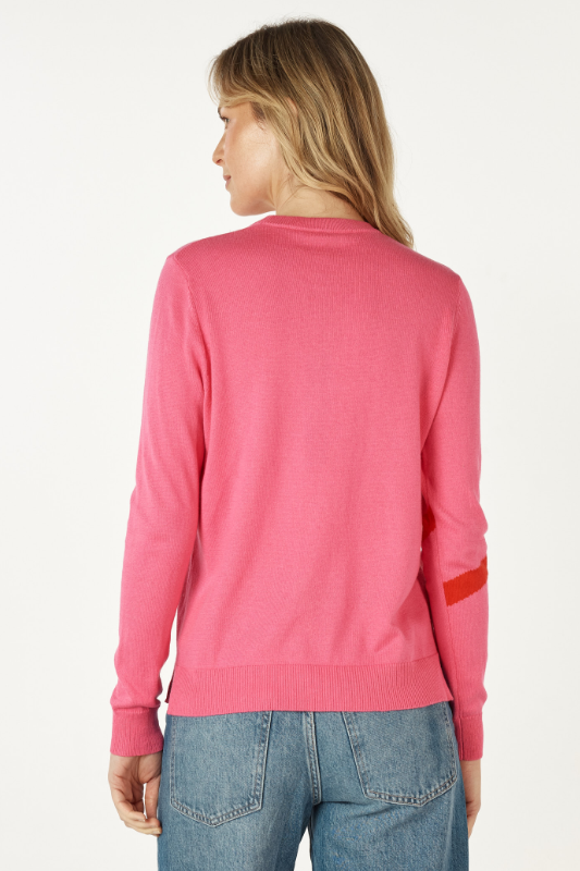 Zaket and Plover Rubi Bow Sweater | Pink