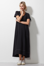 Load image into Gallery viewer, Zaket and Plover T-Shirt Dress in Black
