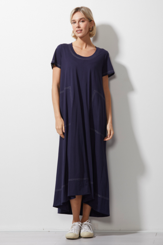 Zaket and Plover T-Shirt Dress in Navy