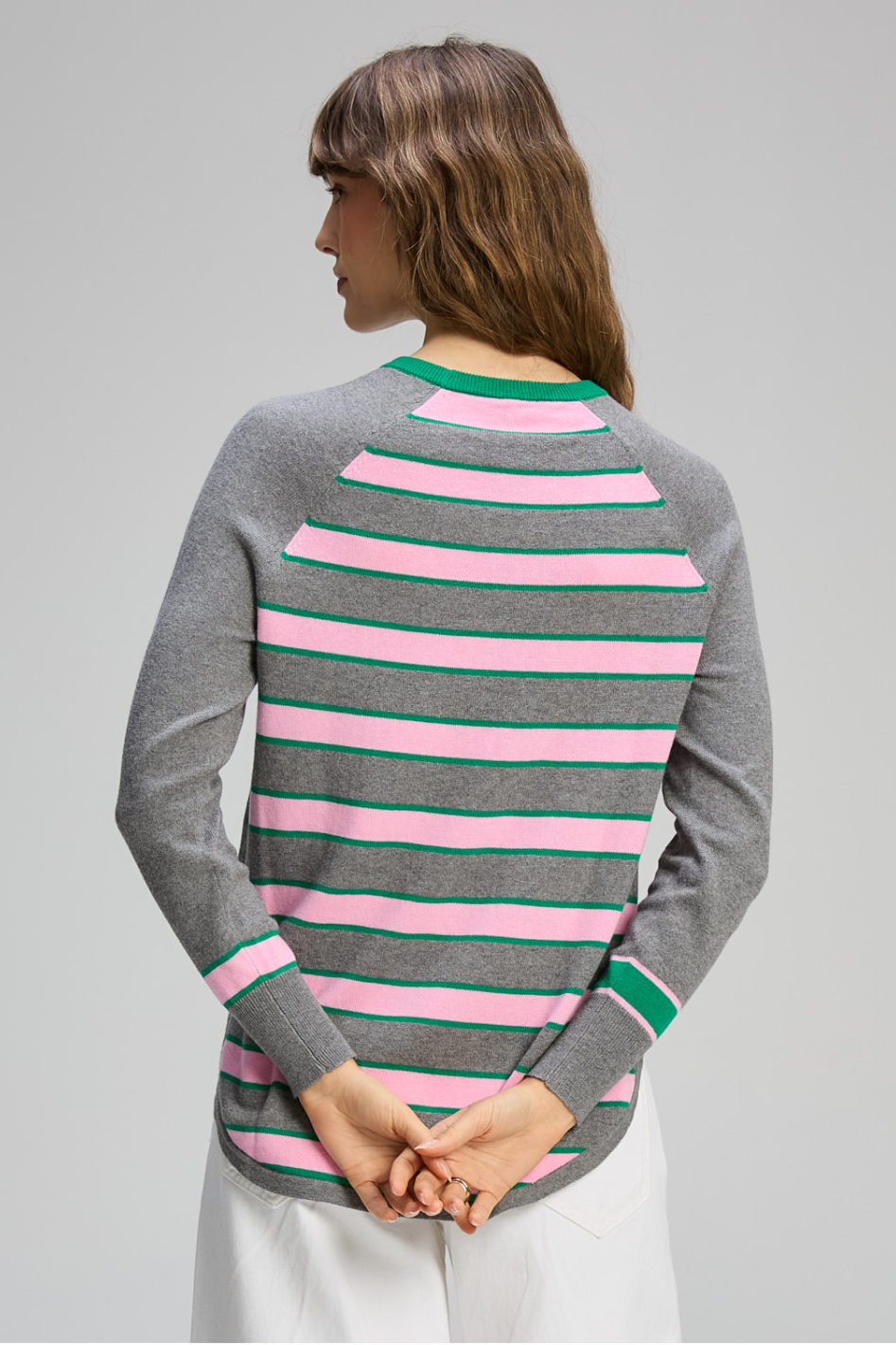 Zaket and Plover Daisy Chain Jumper in Cloud