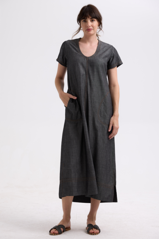 Zaket and Plover Denim Dress | Industrial Denim | ZP7747