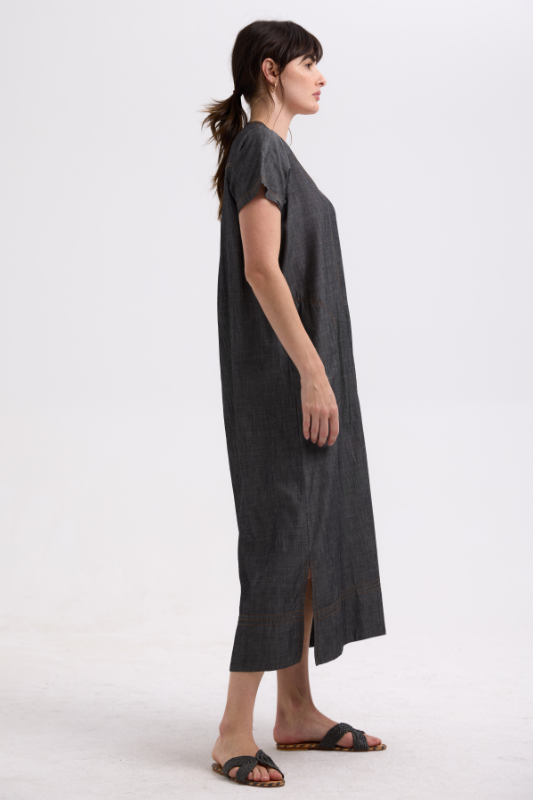 Zaket and Plover Denim Dress | Industrial Denim | ZP7747