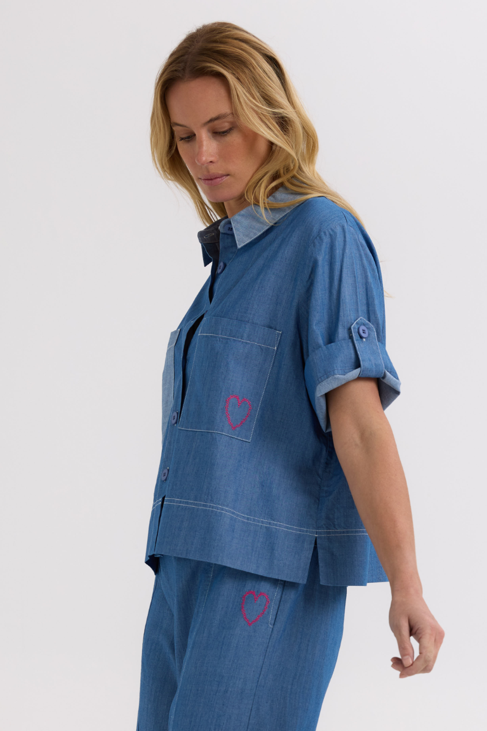 Zaket and Plover Denim Shirt | Washed Denim