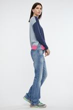 Load image into Gallery viewer, Zaket and Plover Detail Trim Jumper in Denim
