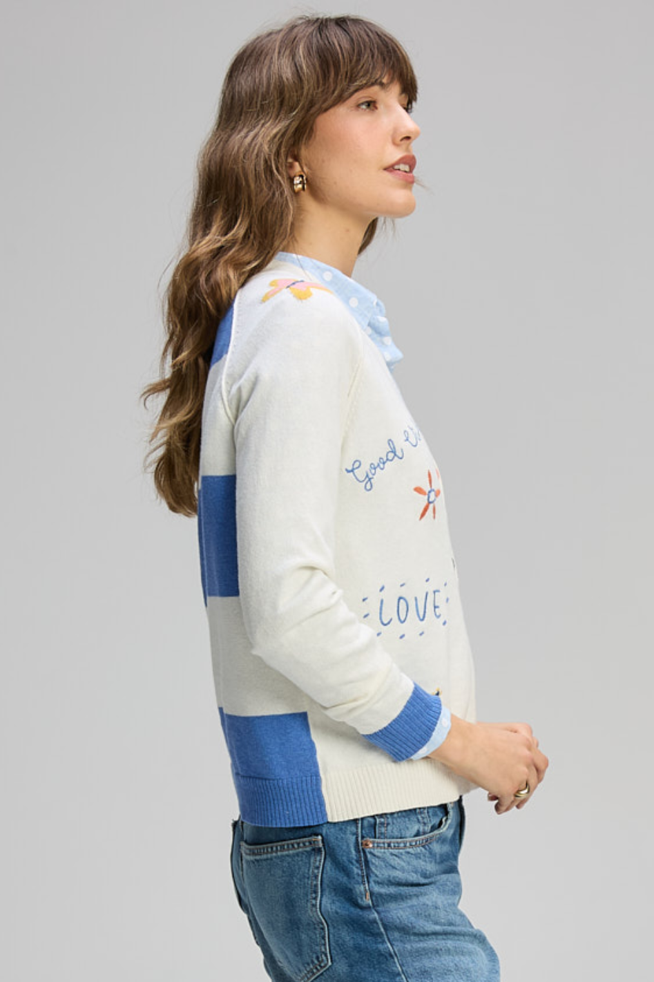 Zaket and Plover Good Energy Cardi | Winter White | ZP8130