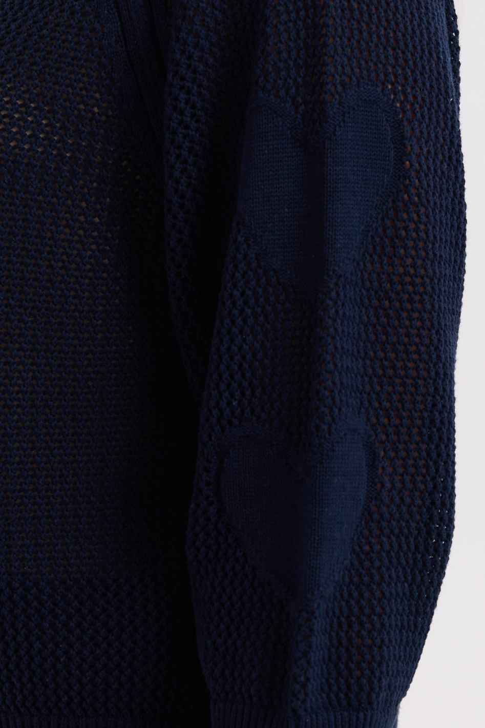 Zaket and Plover Hearts On My Sleeve Knit in Navy