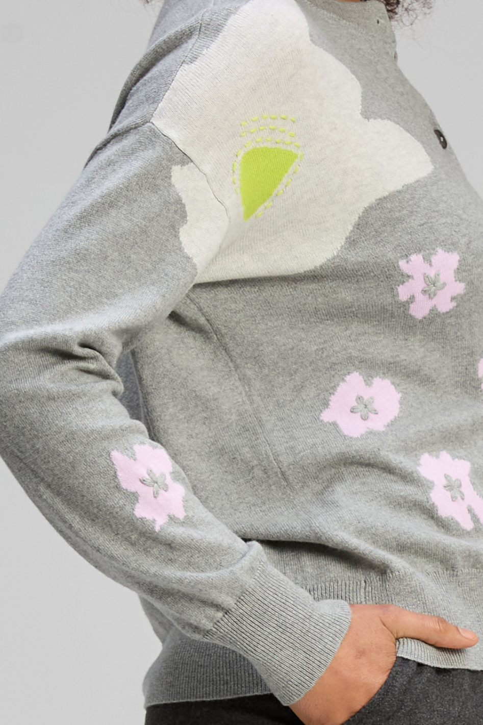 Zaket and Plover Petal Play Cardi | Marl | ZP8121