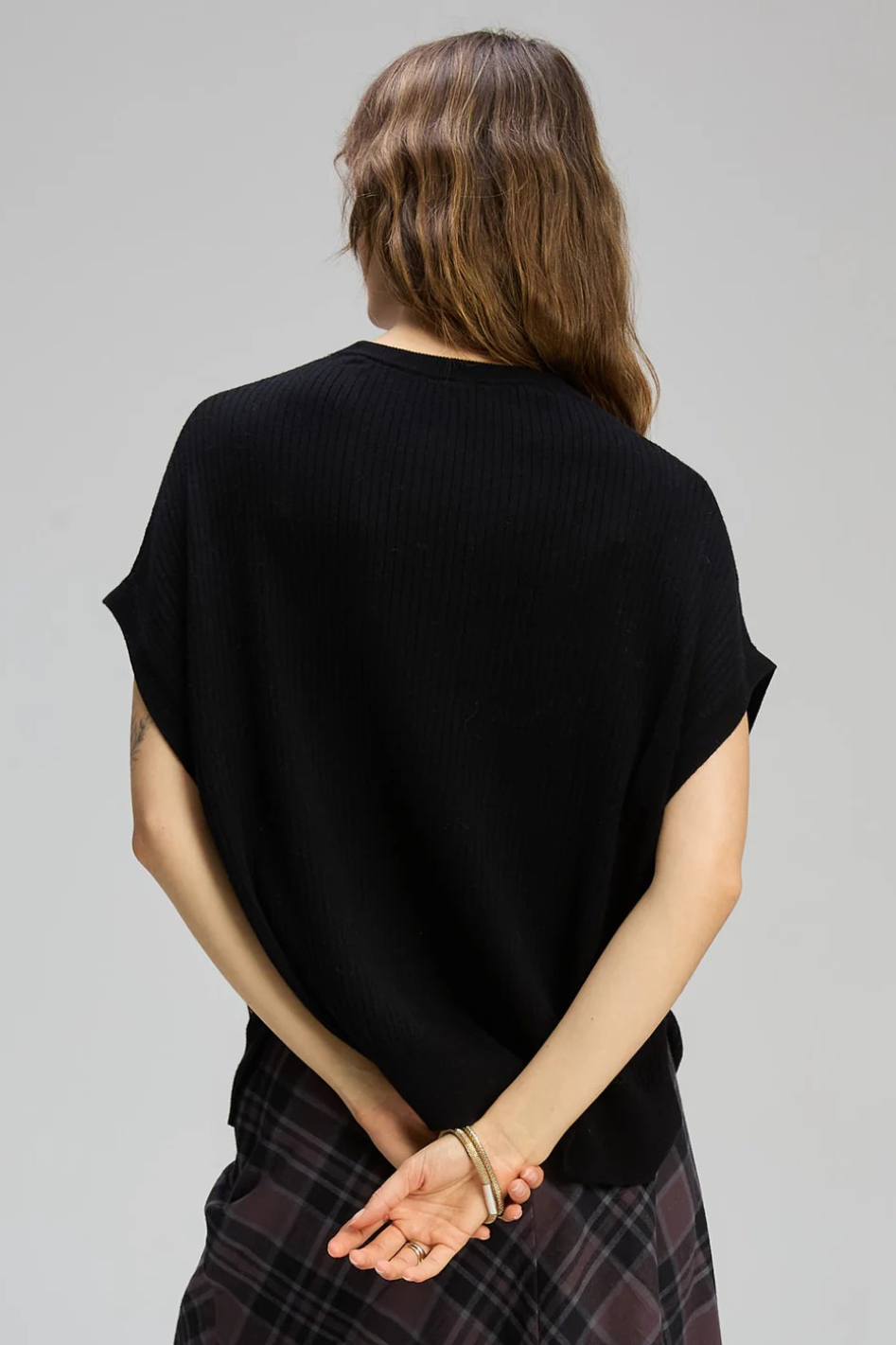 Zaket and Plover Sleeveless Crew Essential in Black