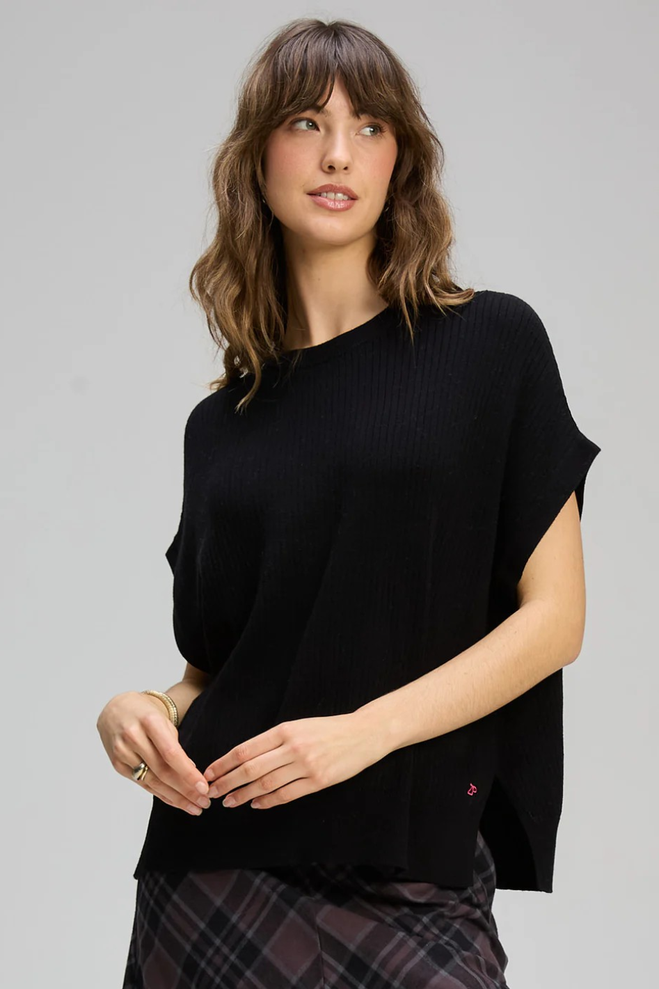 Zaket and Plover Sleeveless Crew Essential in Black