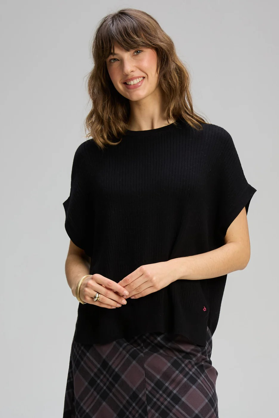 Zaket and Plover Sleeveless Crew Essential in Black