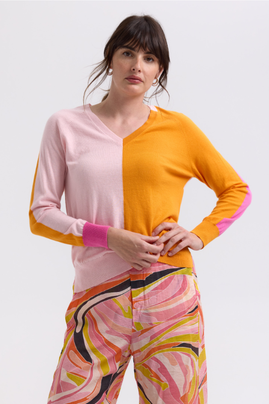 Zaket and Plover Split Jumper | Blush | ZP7706