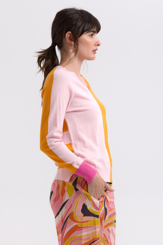 Zaket and Plover Split Jumper | Blush | ZP7706