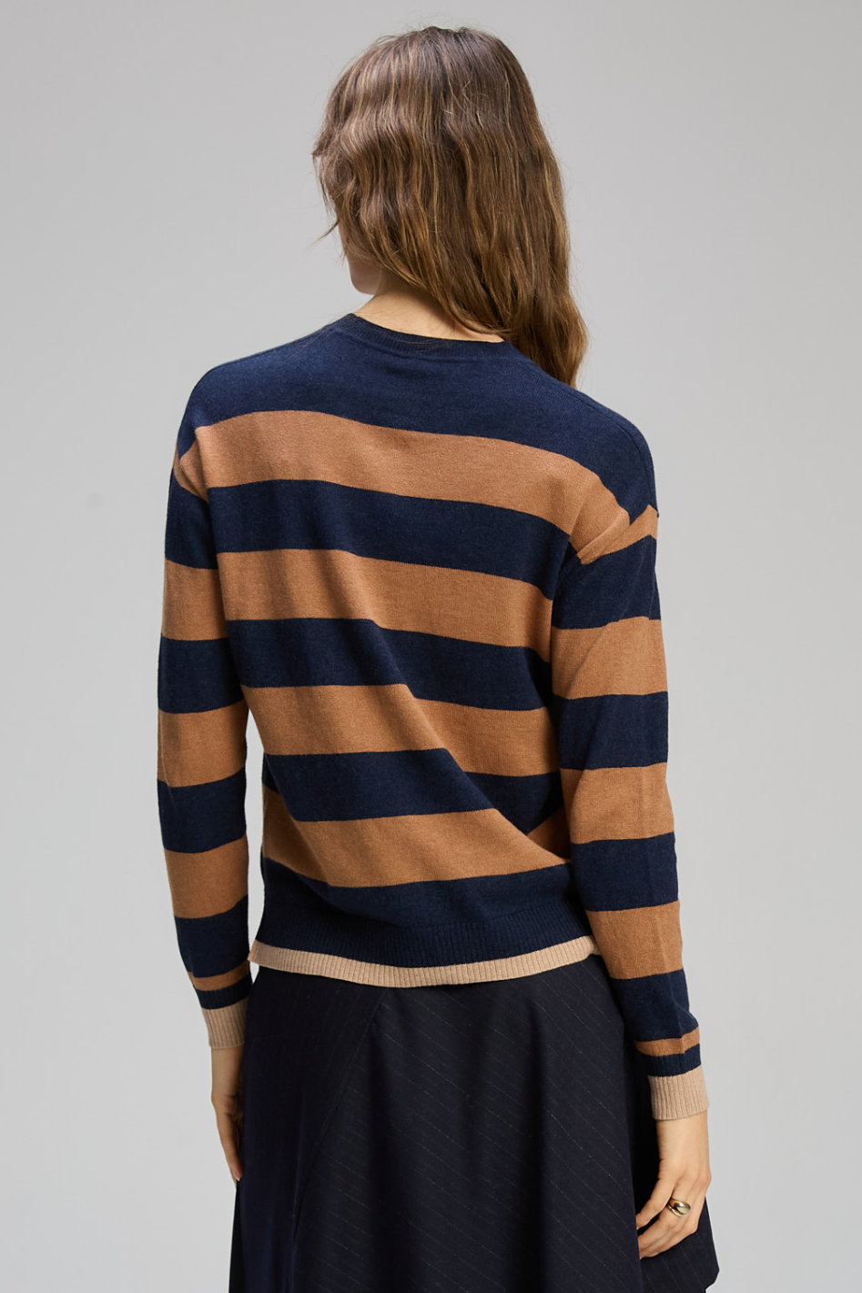 Zaket and Plover Stripe Clash Jumper 