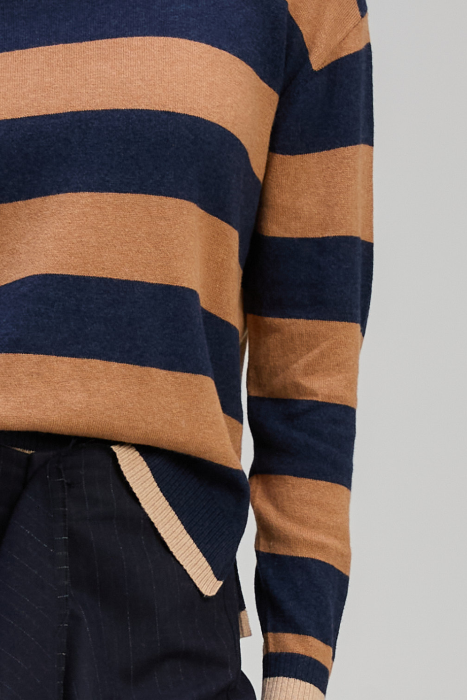 Zaket and Plover Stripe Clash Jumper 
