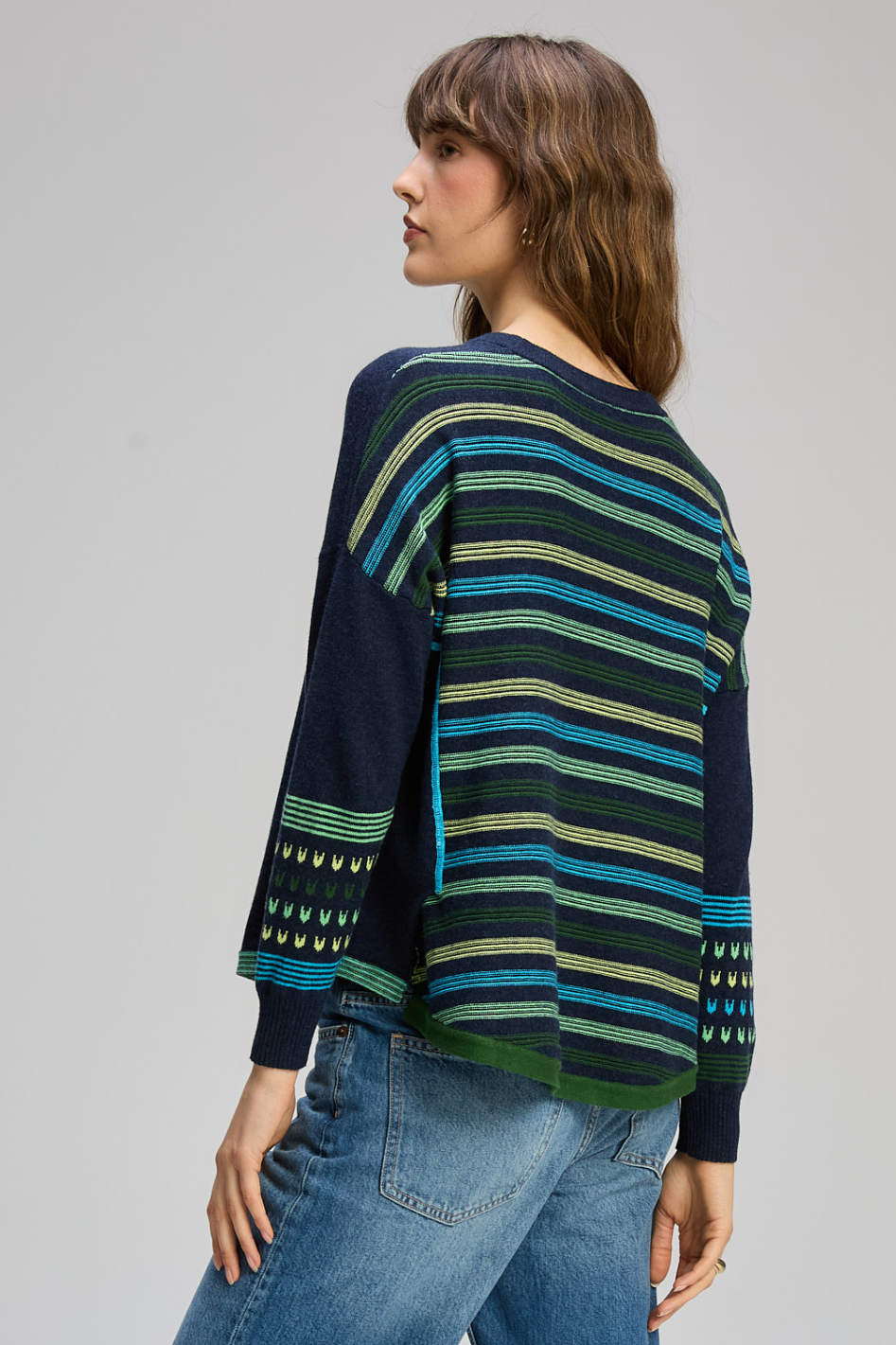 Zaket and Plover Textured Swing Jumper 